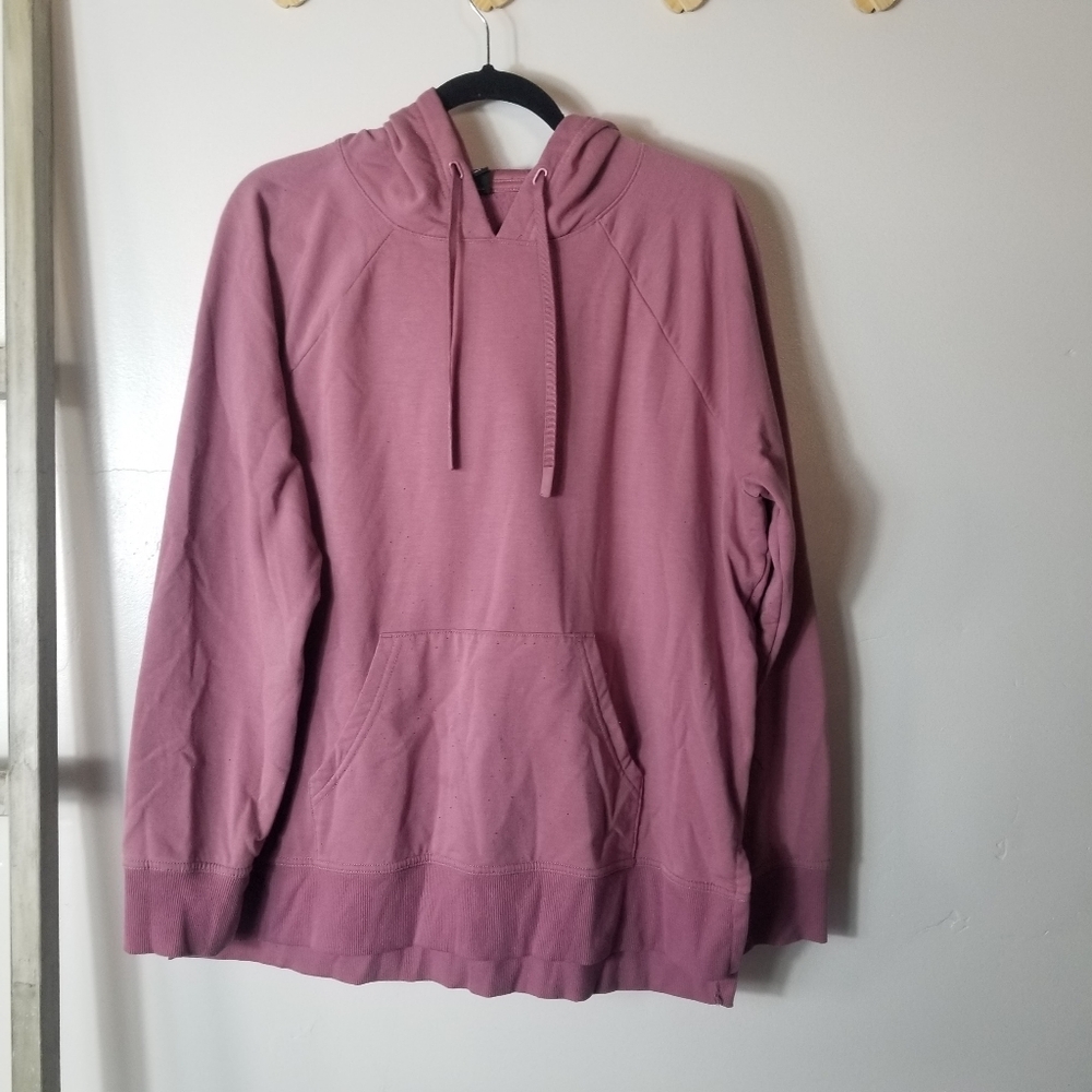 ATHLETIC WORKS MAUVE PINK HOODIE SIZE XL